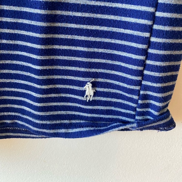 Stripe Short Sleeve T Shirt Blue Men’s Size Small - Picture 2 of 4